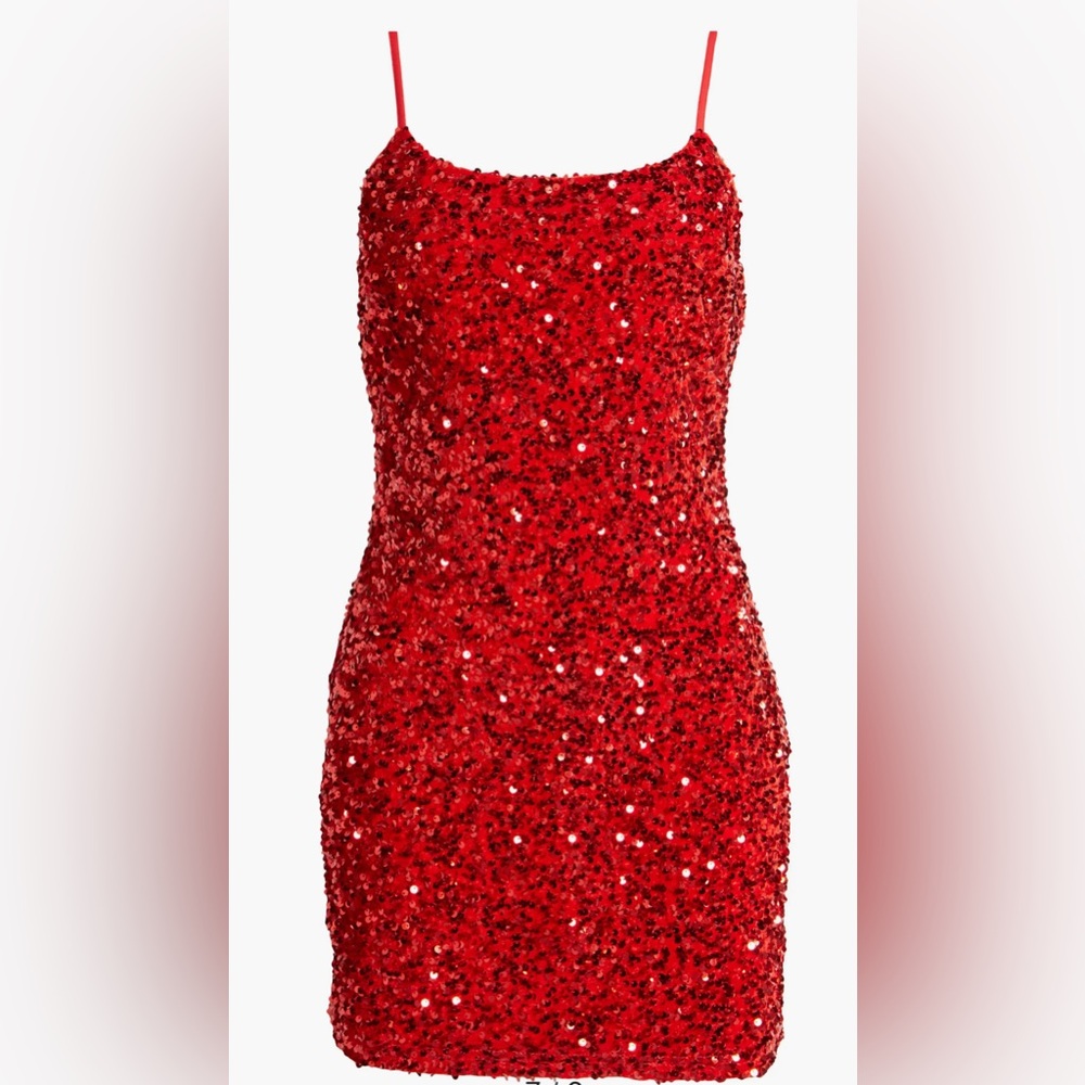 Night Out Sequin Camisole Dress-New - Picture 2 of 15